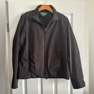 Ralph Lauren Black Zip-Up Windbreaker Jacket